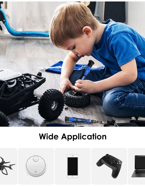 Load image into Gallery viewer, Precision Screwdriver Sets 142-Piece Electronics Precision Screwdriver with 120 Bits Magnetic Repair Tool Kit for Iphone, Computer,Household Appliances, Jewelry, Guita, Tablet,Game Console
