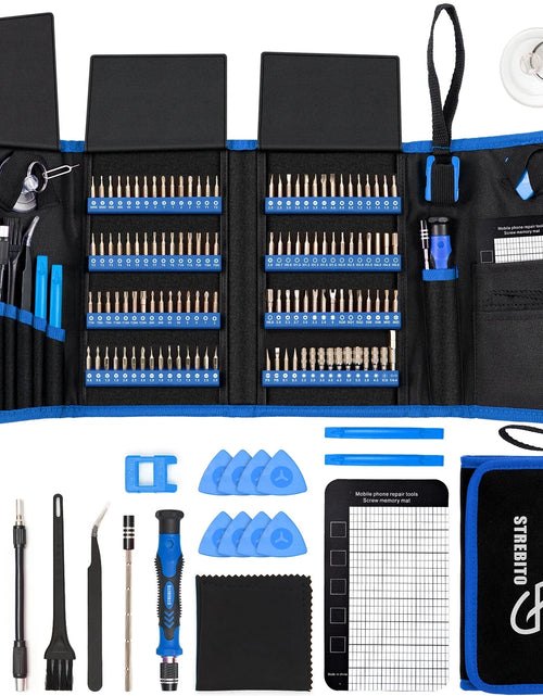 Load image into Gallery viewer, Precision Screwdriver Sets 142-Piece Electronics Precision Screwdriver with 120 Bits Magnetic Repair Tool Kit for Iphone, Computer,Household Appliances, Jewelry, Guita, Tablet,Game Console
