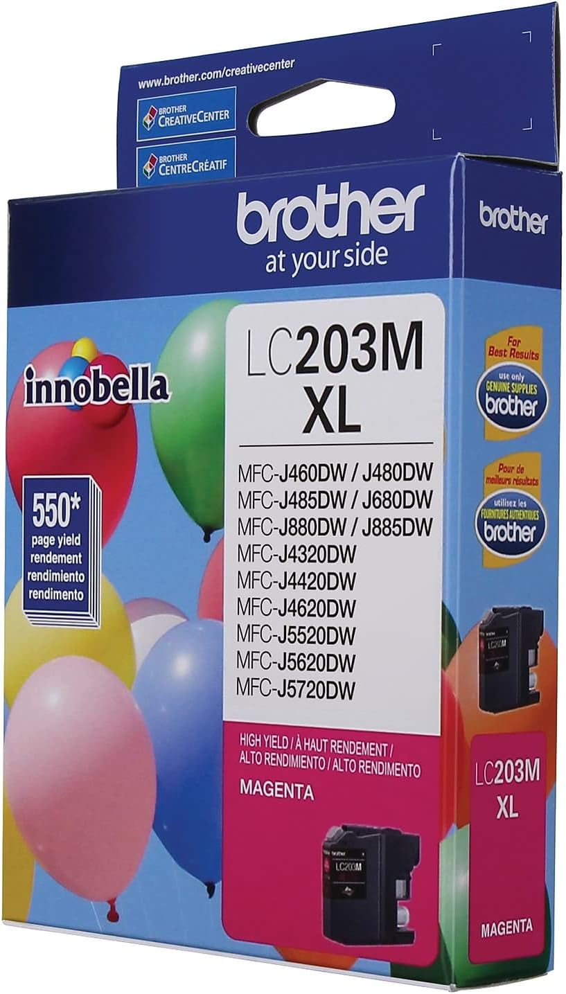 Printer LC203M High Yield Ink Cartridge, Magenta