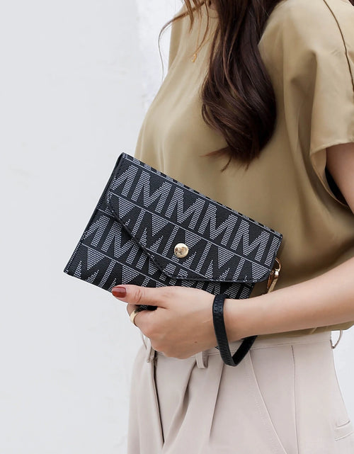 Load image into Gallery viewer, Edelyn Women'S Tote Bag, Small Tote Handbag, Pouch Purse &amp; Wristlet Wallet, Signature Handbag 4 Pcs Set by Mia K
