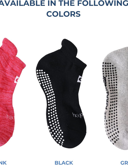 Load image into Gallery viewer, Yoga Socks for Women Non-Slip W/ Grips, Ideal for Pilates, Pure Barre, Maternity, Barefoot Workout, Dance
