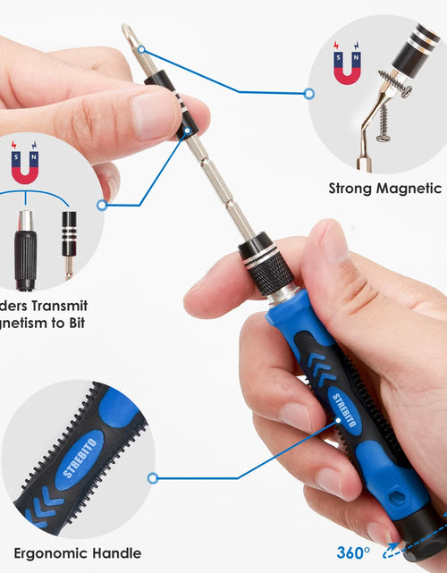 Load image into Gallery viewer, Precision Screwdriver Sets 142-Piece Electronics Precision Screwdriver with 120 Bits Magnetic Repair Tool Kit for Iphone, Computer,Household Appliances, Jewelry, Guita, Tablet,Game Console
