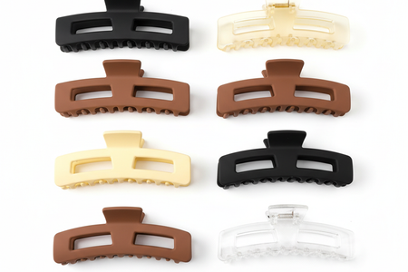 8 Pack Large Hair Claw Clips, Women & Girls Vintage Jaw Clips, Strong Hold Matte Claw Hair Clips for Thick Hair & Thin Hair (4.3 Inch)